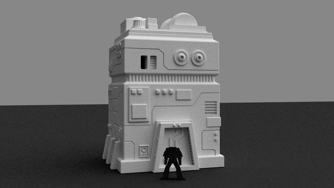 Corvus Games Terrain Imperial Building for Star Wars Legion as a 3d Printable STL