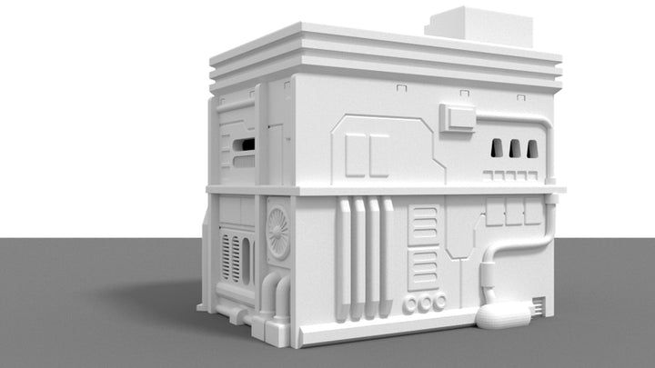 Corvus Games Terrain Medium City House for Star Wars Legion, Warhammer 40K and Infinity