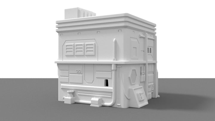 Corvus Games Terrain Medium City House for Star Wars Legion, Warhammer 40K and Infinity