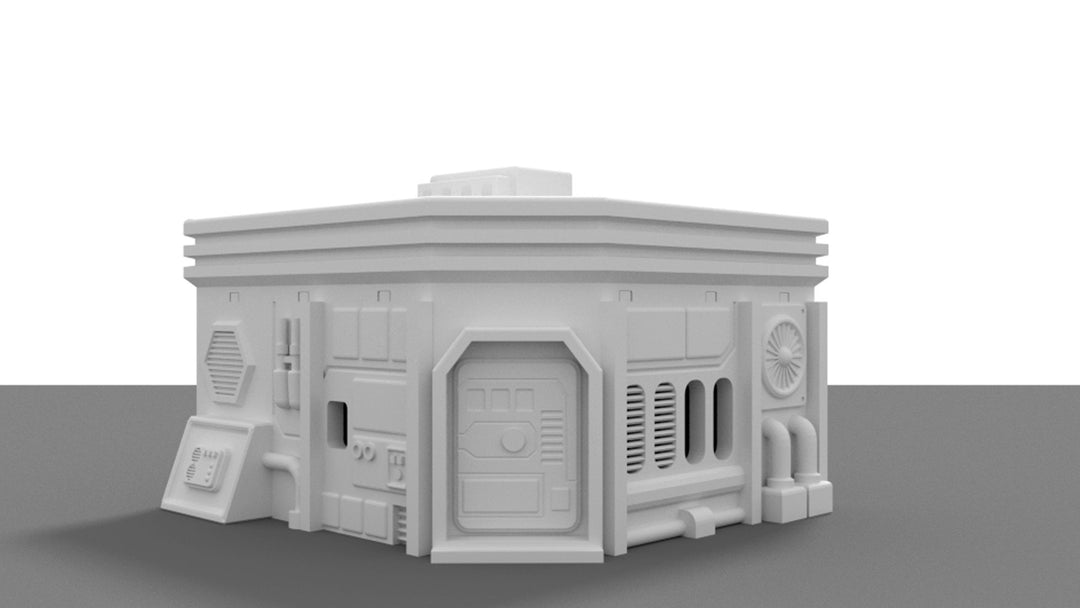 MidRim City Medium House A Digital STL 3D Printable