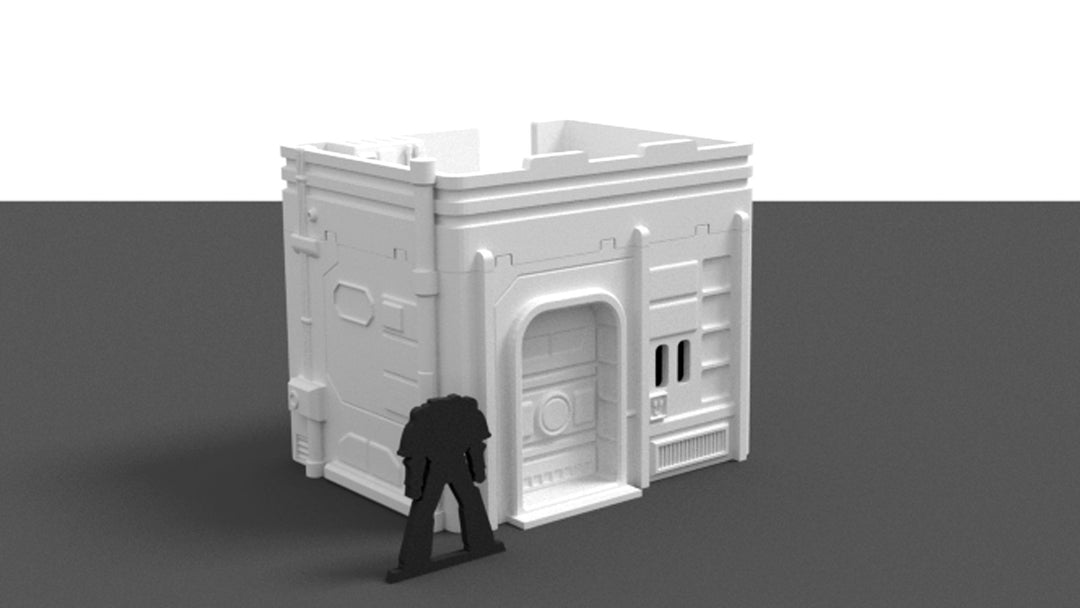 Corvus Games Terrain Small City House scenery for Star Wars Legion, Warhammer40K and Infinity The Game 3D printable scenery
