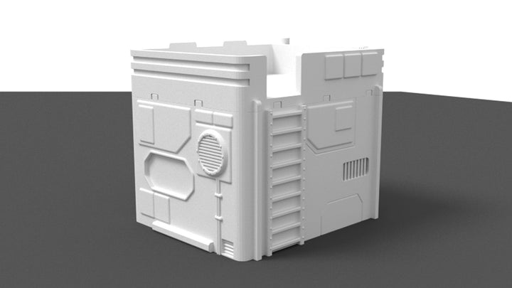 Corvus Games Terrain Small City House scenery for Star Wars Legion, Warhammer40K and Infinity The Game 3D printable scenery