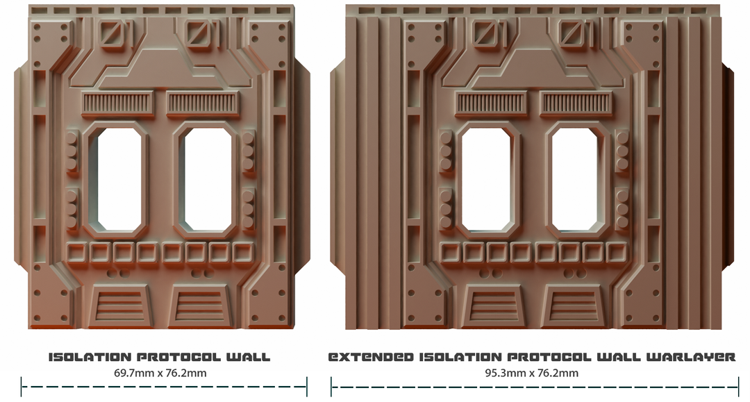 Corvus Games Terrain 3D printable modular scifi tabletop wargaming terrain from the Isolation Protocol kickstarter