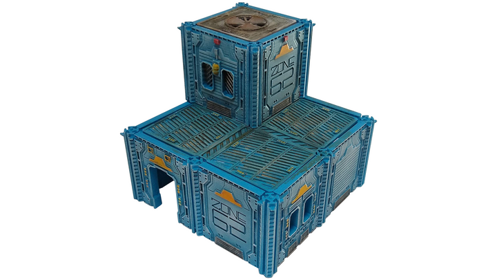 Corvus Games Terrain 3D printable modular scifi tabletop wargaming terrain from the Isolation Protocol kickstarter
