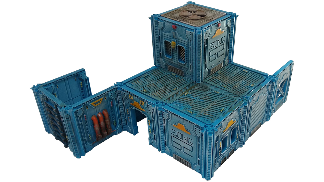 Corvus Games Terrain 3D printable modular scifi tabletop wargaming terrain from the Isolation Protocol kickstarter