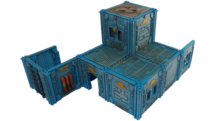 Corvus Games Terrain 3D printable modular scifi tabletop wargaming terrain from the Isolation Protocol kickstarter
