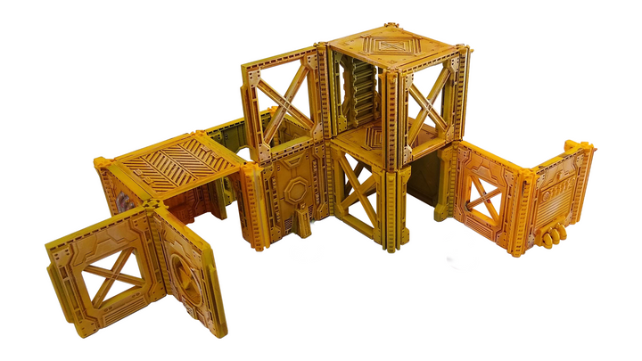 Corvus Games Terrain 3D printable modular scifi tabletop wargaming terrain from the Isolation Protocol kickstarter