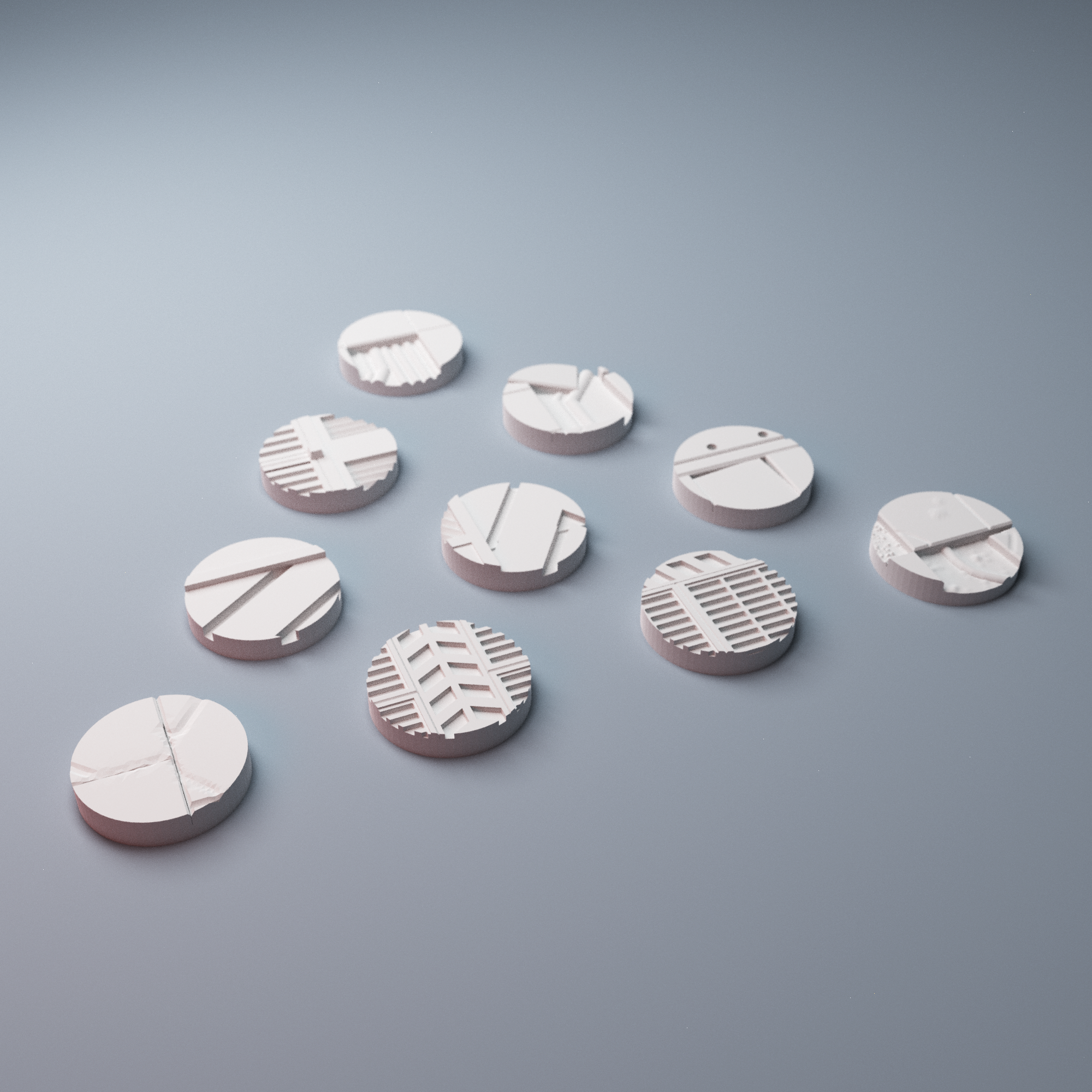 Sci-fi Isolation Protocol Miniatures Bases 3D printable 28mm – Corvus ...