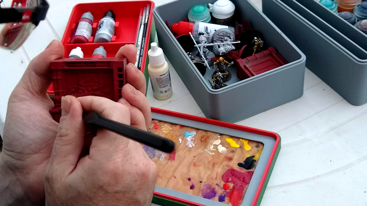 PaintPal Travel Hobby System 3D printable storage solution for hobbyists