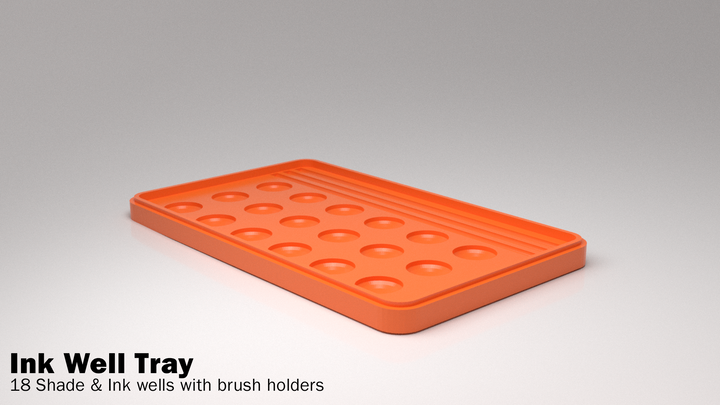 PaintPal Travel Hobby System 3D printable storage solution for hobbyists