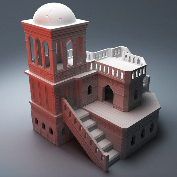 Corvus Games Terrain 3D printable Atreus Settlement scifi buildings for 28mm tabletop wargaming