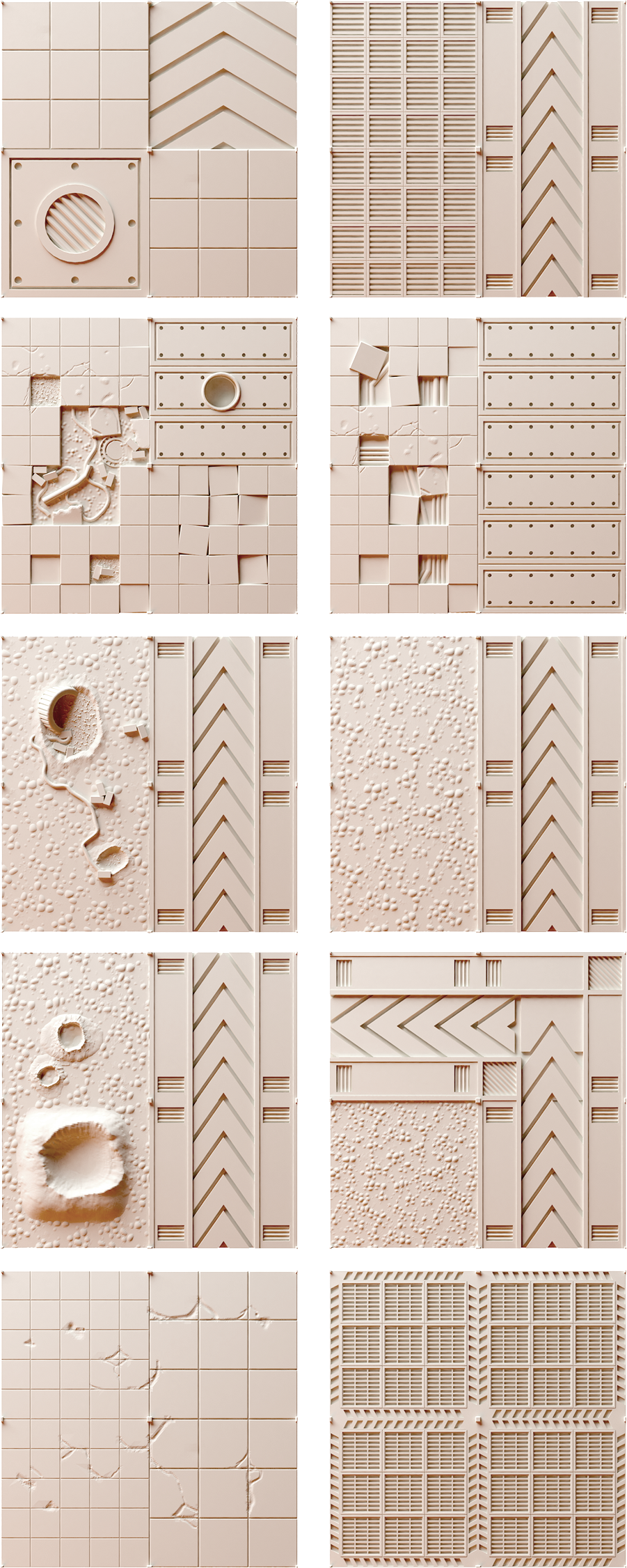 Corvus Games Terrain 3D printable modular scifi tabletop wargaming terrain from the Isolation Protocol kickstarter