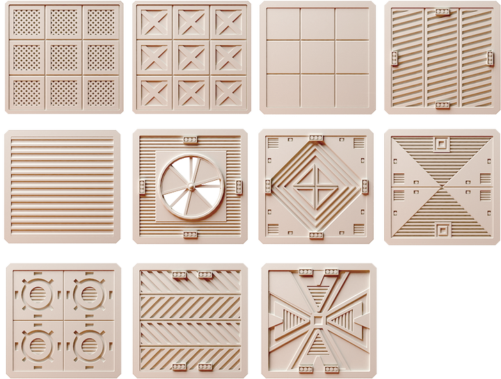Corvus Games Terrain 3D printable modular scifi tabletop wargaming terrain from the Isolation Protocol kickstarter
