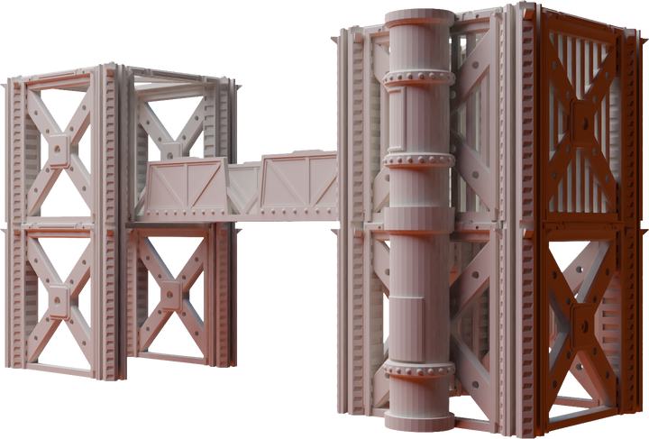 Corvus Games Terrain 3D printable modular scifi tabletop wargaming terrain from the Isolation Protocol kickstarter